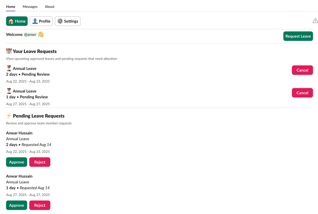 Workflow Integration